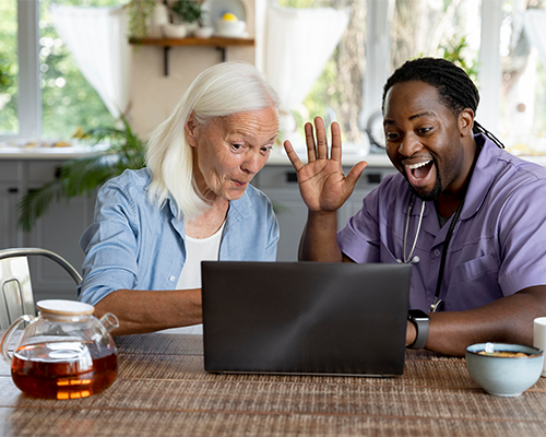 Professional healthcare team